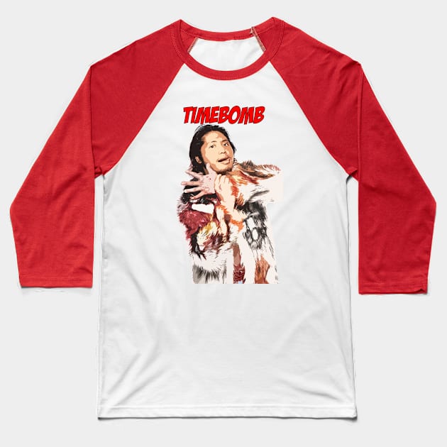 TIMEBOMB Baseball T-Shirt by MaxMarvelousProductions